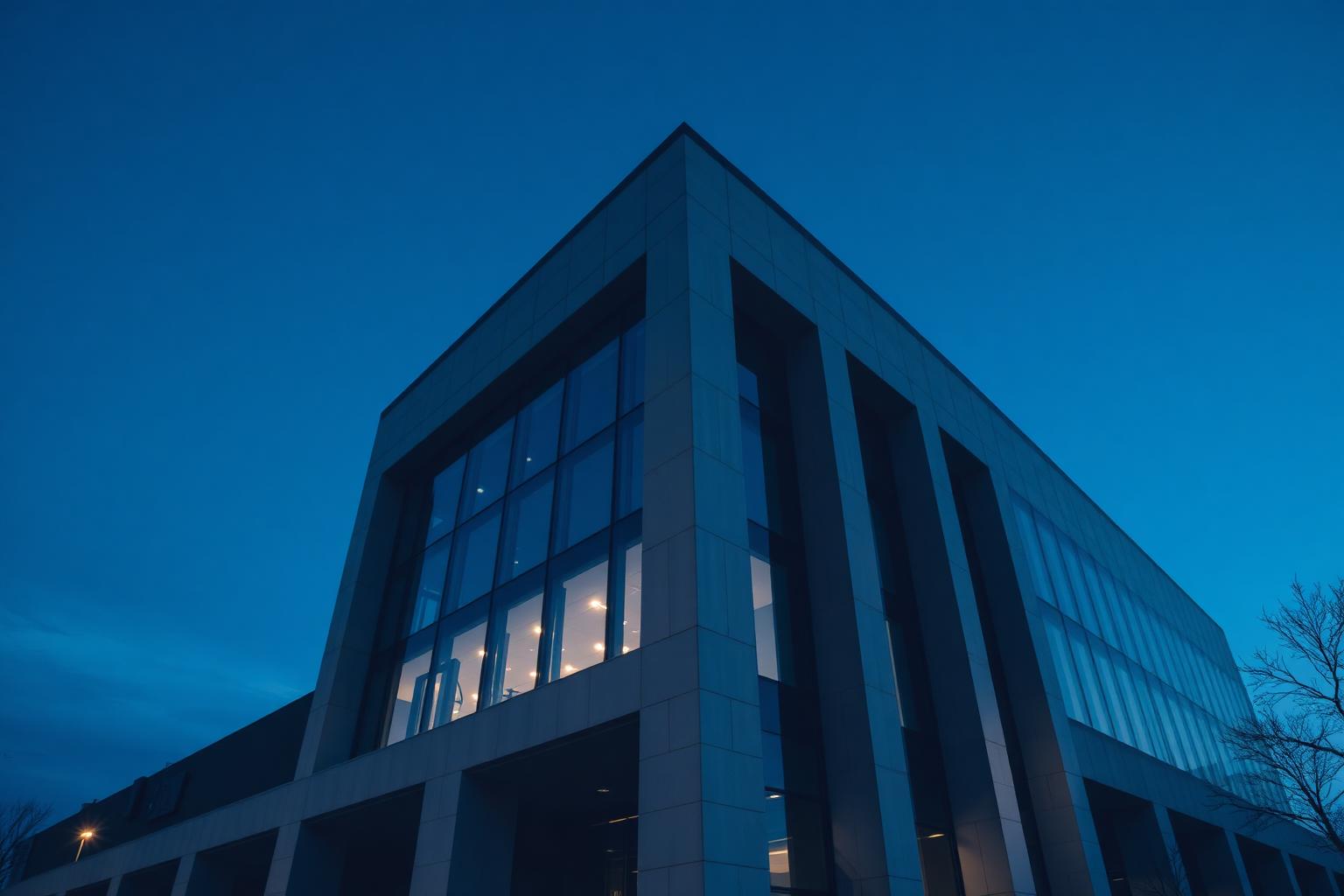 Moderne Architektur eines öffentlichen Verwaltungsgebäudes